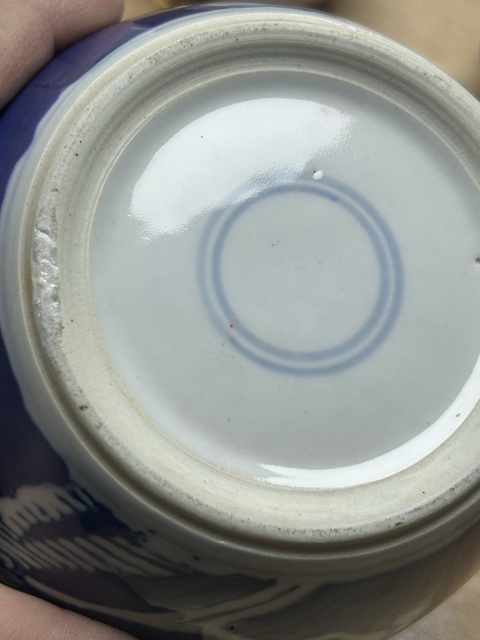 古玩陶瓷青花冰梅蓋罐真品鑒賞圖