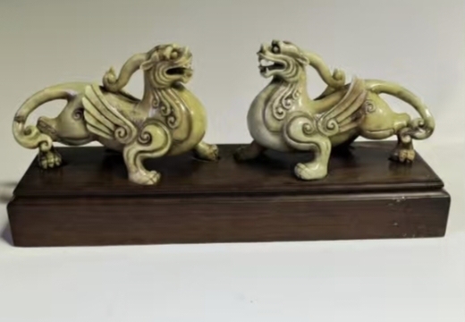 古玩玉器仿古地方玉貔貅真品鑒賞圖