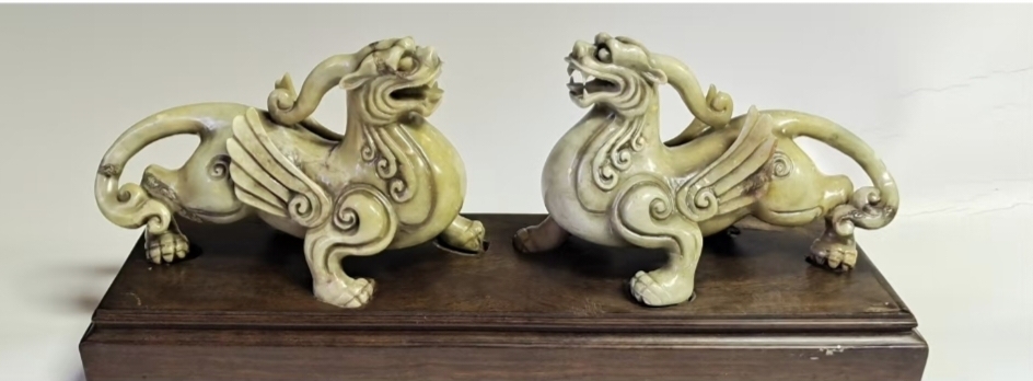 古玩玉器仿古地方玉貔貅真品鑒賞圖