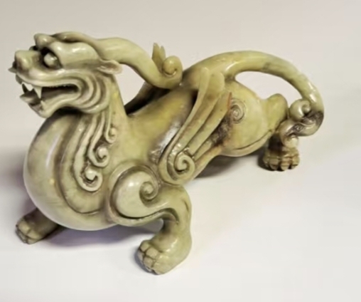 古玩玉器仿古地方玉貔貅真品鑒賞圖