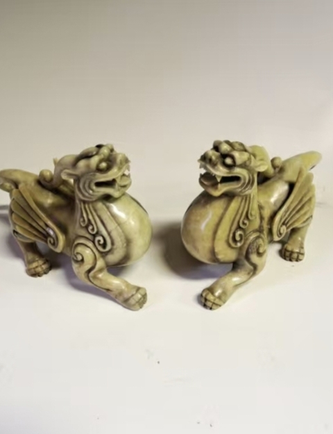 古玩玉器仿古地方玉貔貅真品鑒賞圖