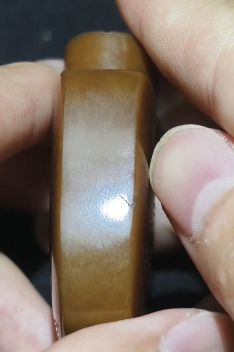 古玩玉器金絲玉雕“鼻煙壺”真品鑒賞圖