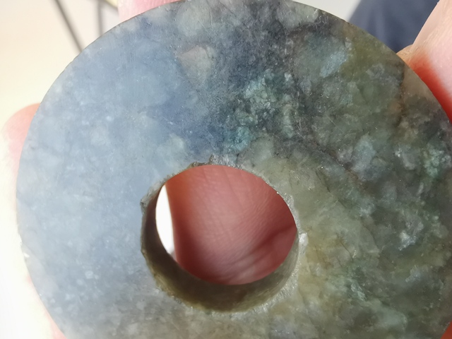 古玩玉器和田玉雕“素紋璧”真品鑒賞圖