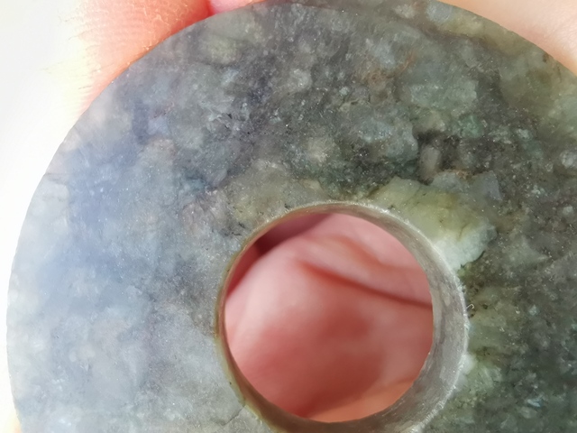 古玩玉器和田玉雕“素紋璧”真品鑒賞圖