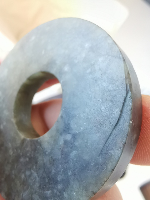 古玩玉器和田玉雕“素紋璧”真品鑒賞圖