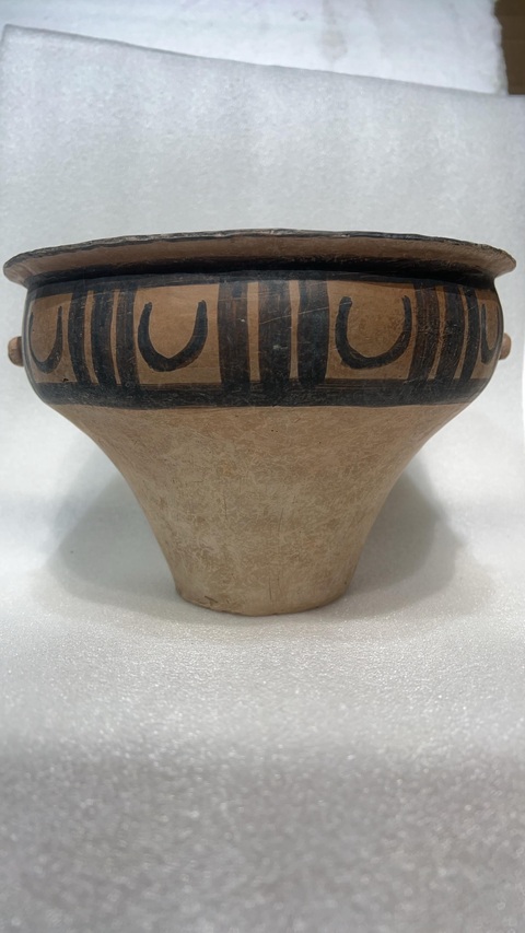 古玩陶瓷文化期·彩繪陶尊 真品鑒賞圖