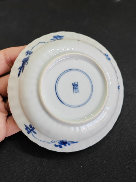 古玩陶瓷康熙青花盤·精品拍賣，當前價格1650元