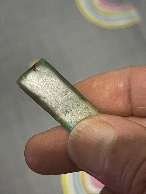 古玩玉器綠松石掛墜真品鑒賞圖