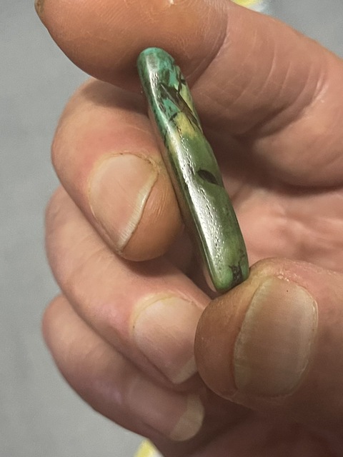 古玩玉器綠松石掛墜真品鑒賞圖