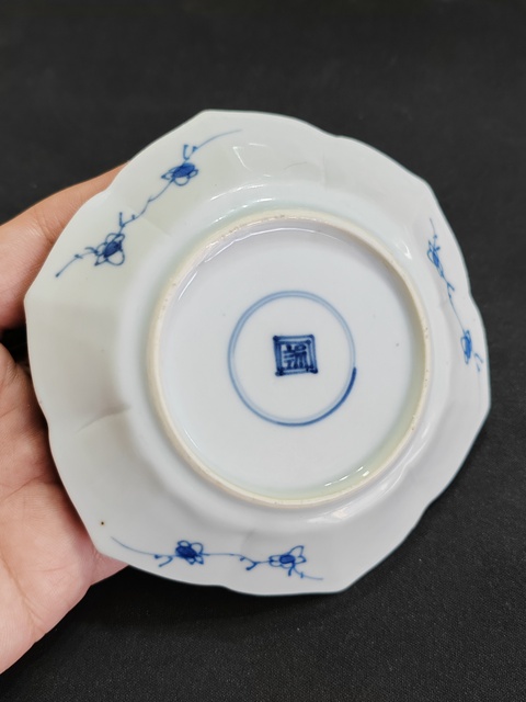 古玩陶瓷康熙青花盤拍賣，當前價格1650元