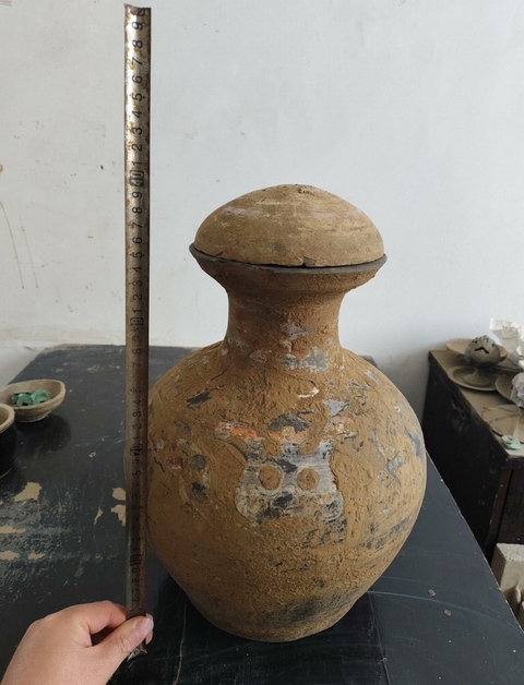 古玩陶瓷彩陶罐真品鑒賞圖