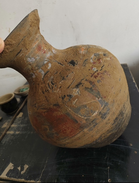 古玩陶瓷彩陶罐真品鑒賞圖