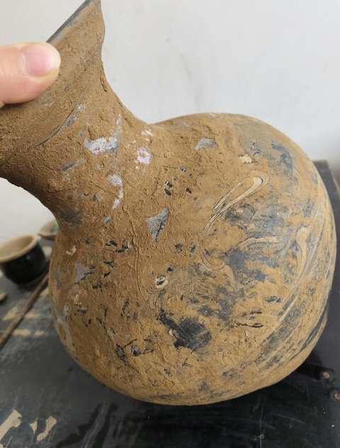 古玩陶瓷彩陶罐真品鑒賞圖