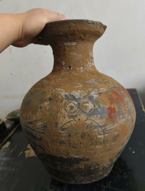 古玩陶瓷彩陶罐真品鑒賞圖