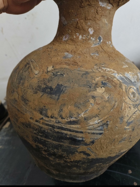 古玩陶瓷彩陶罐真品鑒賞圖