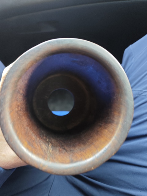 古玩雜項木筆筒真品鑒賞圖