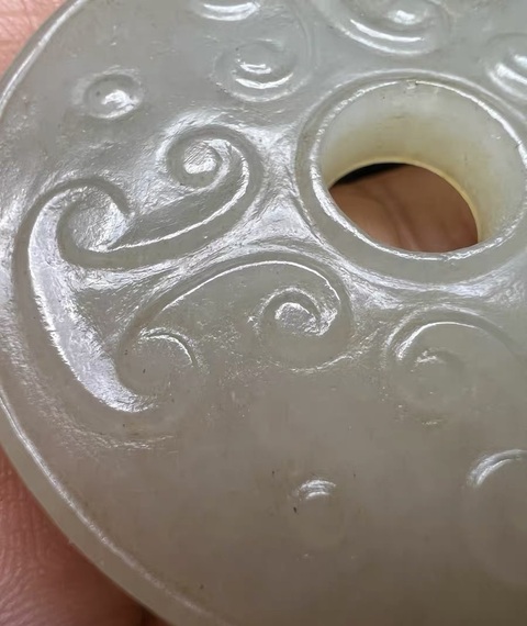 古玩玉器仿古玉璧真品鑒賞圖