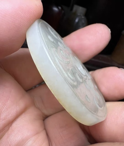 古玩玉器仿古玉璧真品鑒賞圖