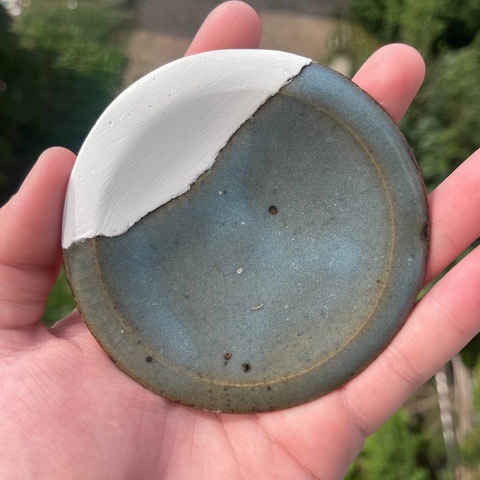 古玩陶瓷鈞窯小盤真品鑒賞圖