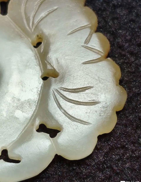 古玩玉器和田玉雕“龍紋佩”真品鑒賞圖