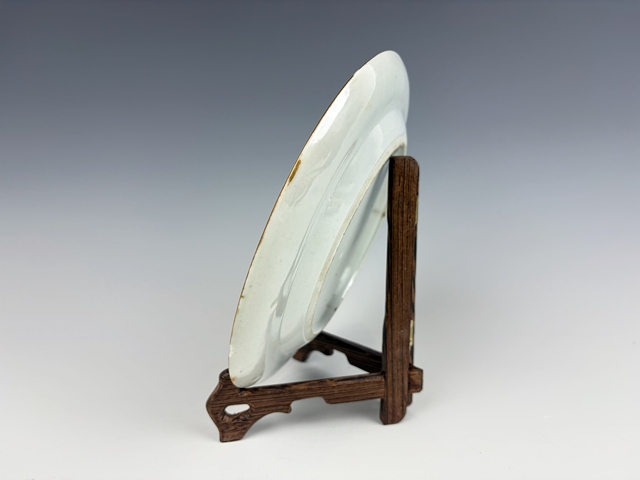 古玩陶瓷清晚期·粉彩花鳥三多紋折沿盤拍賣，當(dāng)前價格0元