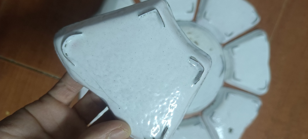 古玩陶瓷銅胎畫彩繪九子串盤真品鑒賞圖