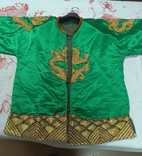 古玩雜項刺繡戲服真品鑒賞圖