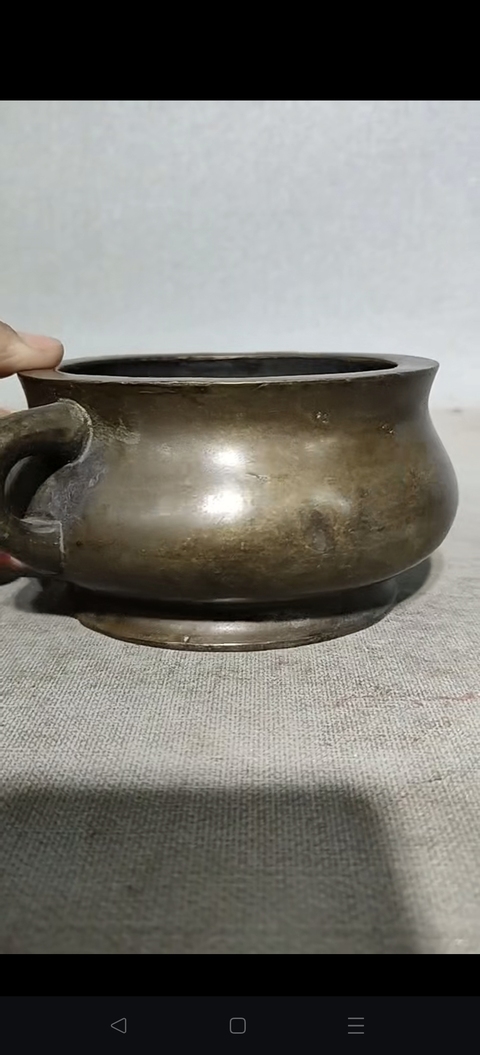 古玩銅器銅爐真品鑒賞圖