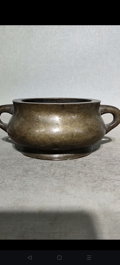 古玩銅器銅爐真品鑒賞圖