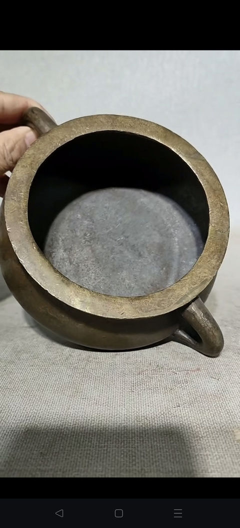 古玩銅器銅爐真品鑒賞圖