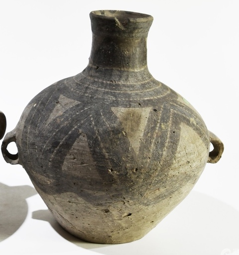 古玩陶瓷文化期彩繪陶器真品鑒賞圖