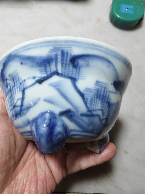 古玩陶瓷日本青花真品鑒賞圖