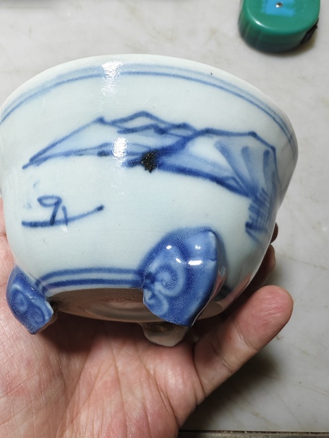 古玩陶瓷日本青花真品鑒賞圖