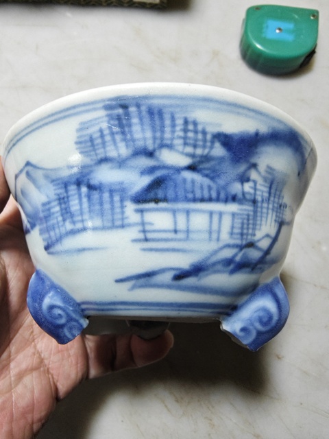 古玩陶瓷日本青花真品鑒賞圖