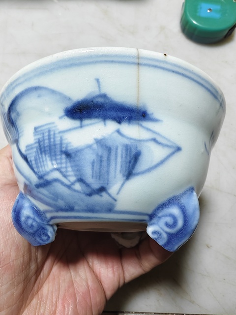 古玩陶瓷日本青花真品鑒賞圖