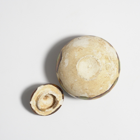 古玩陶瓷唐三彩蓋罐真品鑒賞圖