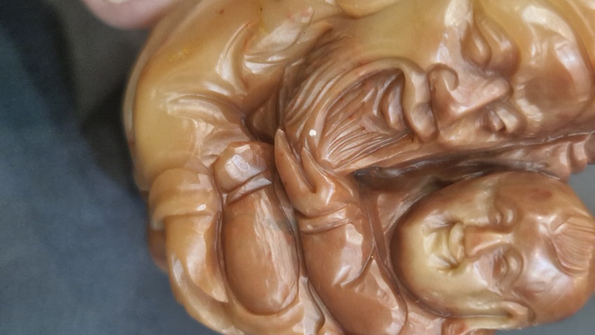 古玩雜項壽山石擺件真品鑒賞圖