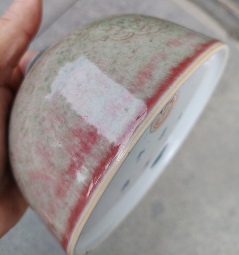 古玩陶瓷清晚期 豇豆紅釉太白尊拍賣，當前價格19000元