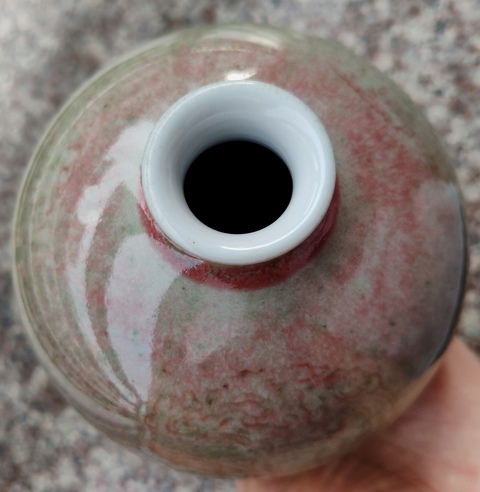 古玩陶瓷清晚期 豇豆紅釉太白尊拍賣，當前價格19000元