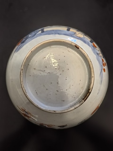 古玩陶瓷清雍正?青花礬紅描金碗拍賣，當前價格2300元