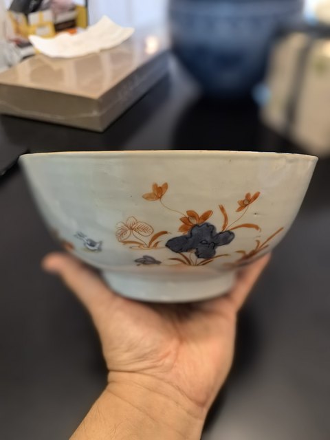 古玩陶瓷清雍正?青花礬紅描金碗拍賣，當前價格2300元