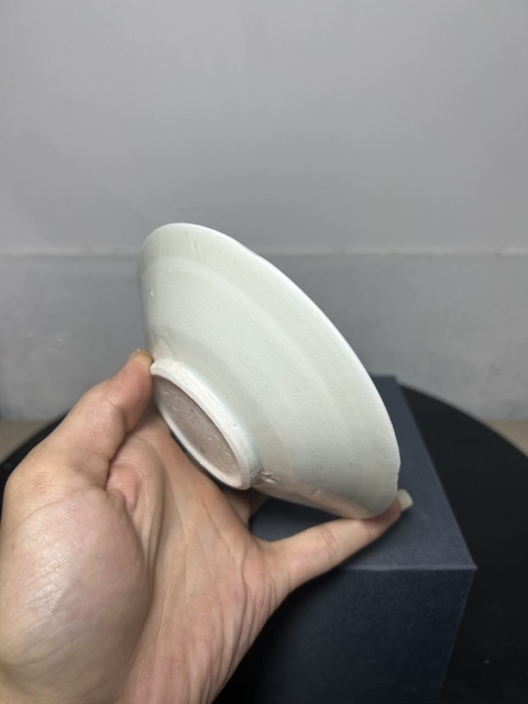 古玩陶瓷定窯白瓷葵口洗真品鑒賞圖