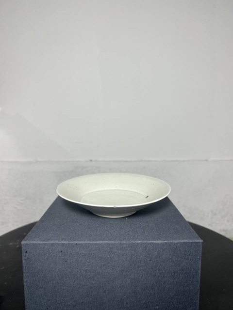 古玩陶瓷定窯白瓷葵口洗真品鑒賞圖