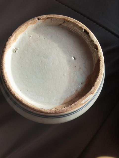 古玩陶瓷青花山水人物紋罐真品鑒賞圖