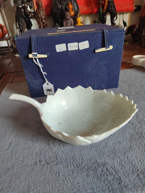 古玩陶瓷清末民國白釉秋操杯真品鑒賞圖