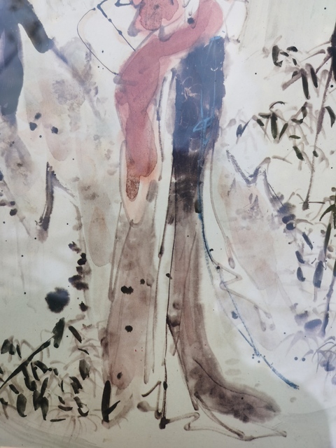 古玩字畫何月桂.仕女圖真品鑒賞圖