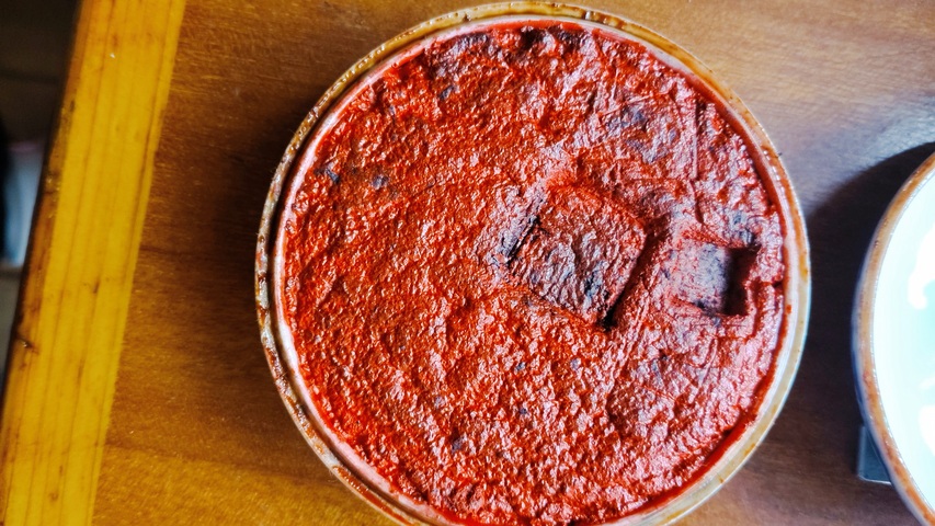 古玩陶瓷清代晚期龍紋青花印泥盒真品鑒賞圖