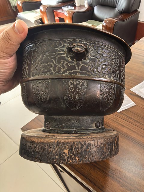 古玩銅器銅爐真品鑒賞圖