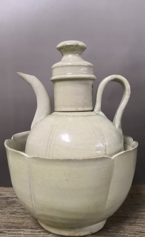 古玩陶瓷北宋溫壺真品鑒賞圖