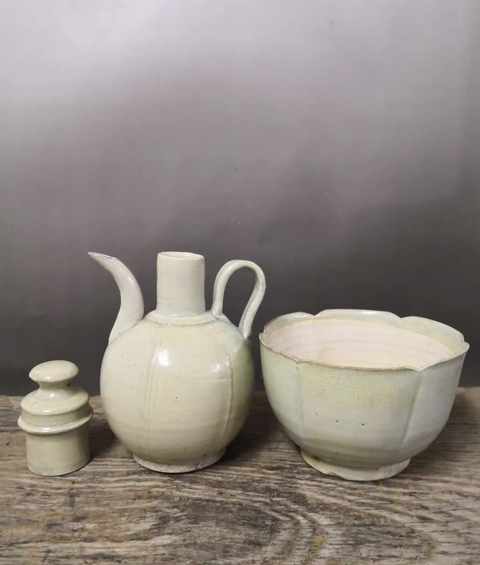 古玩陶瓷北宋溫壺真品鑒賞圖